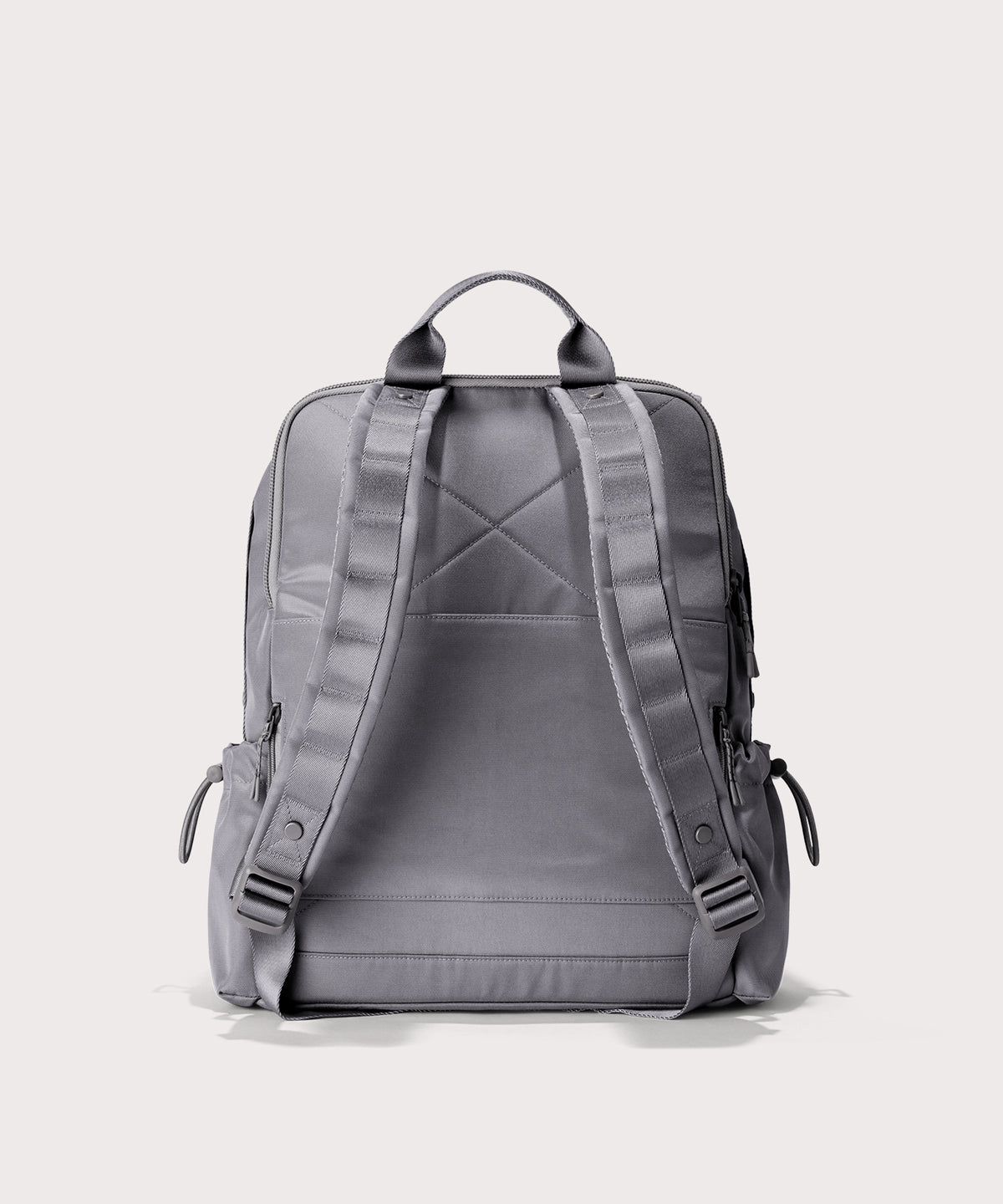 dagne-dover-brooklyn-backpack-in-ash-flap-top-travel-laptop-backpack-with-water- image 4
