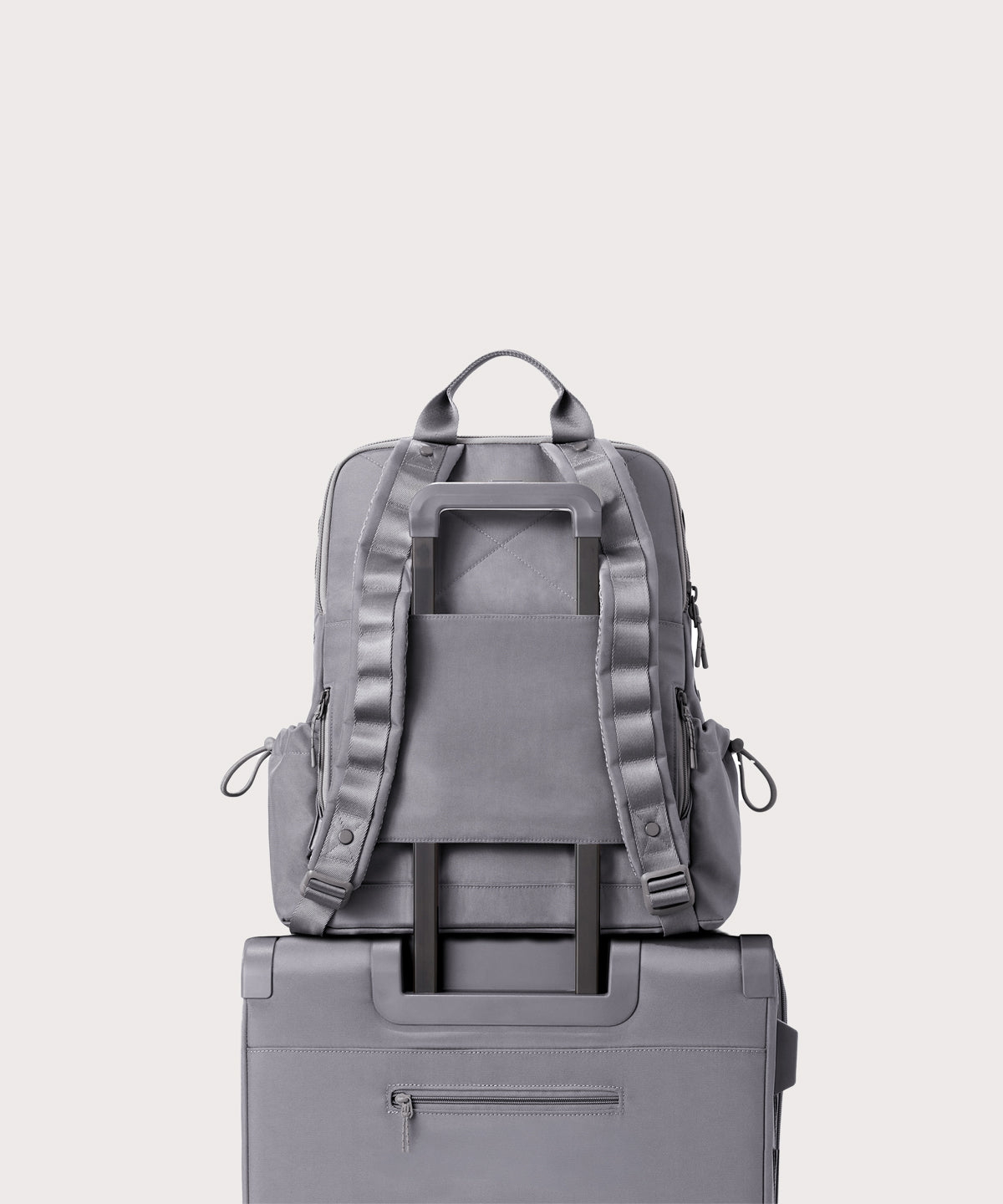 dagne-dover-brooklyn-backpack-in-ash-flap-top-travel-laptop-backpack-with-water- image 6