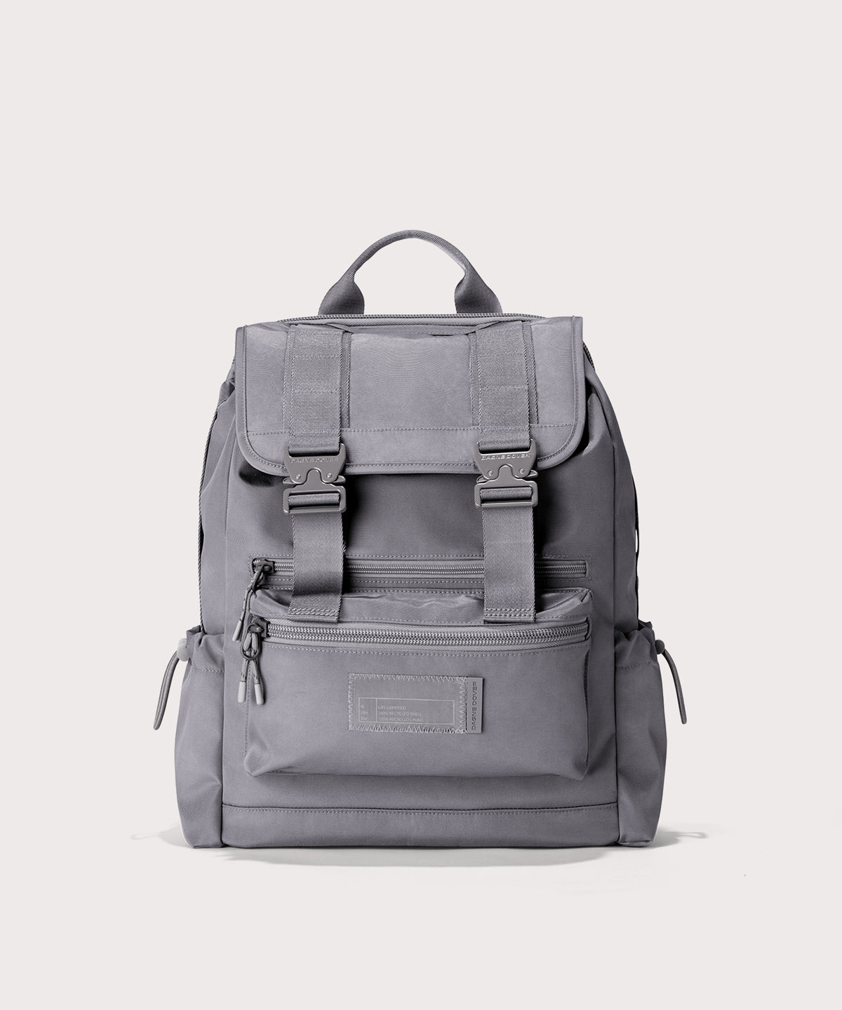 dagne-dover-brooklyn-backpack-in-ash-flap-top-travel-laptop-backpack-with-water- image 1