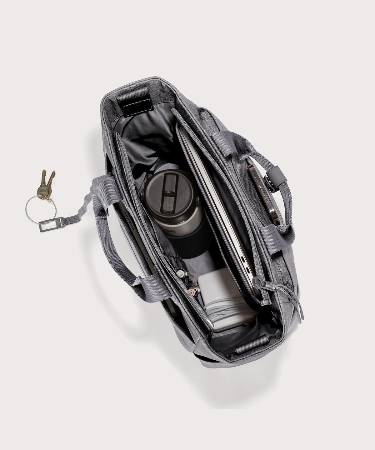 dagne-dover-petra-convertible-tote-in-ash image 2