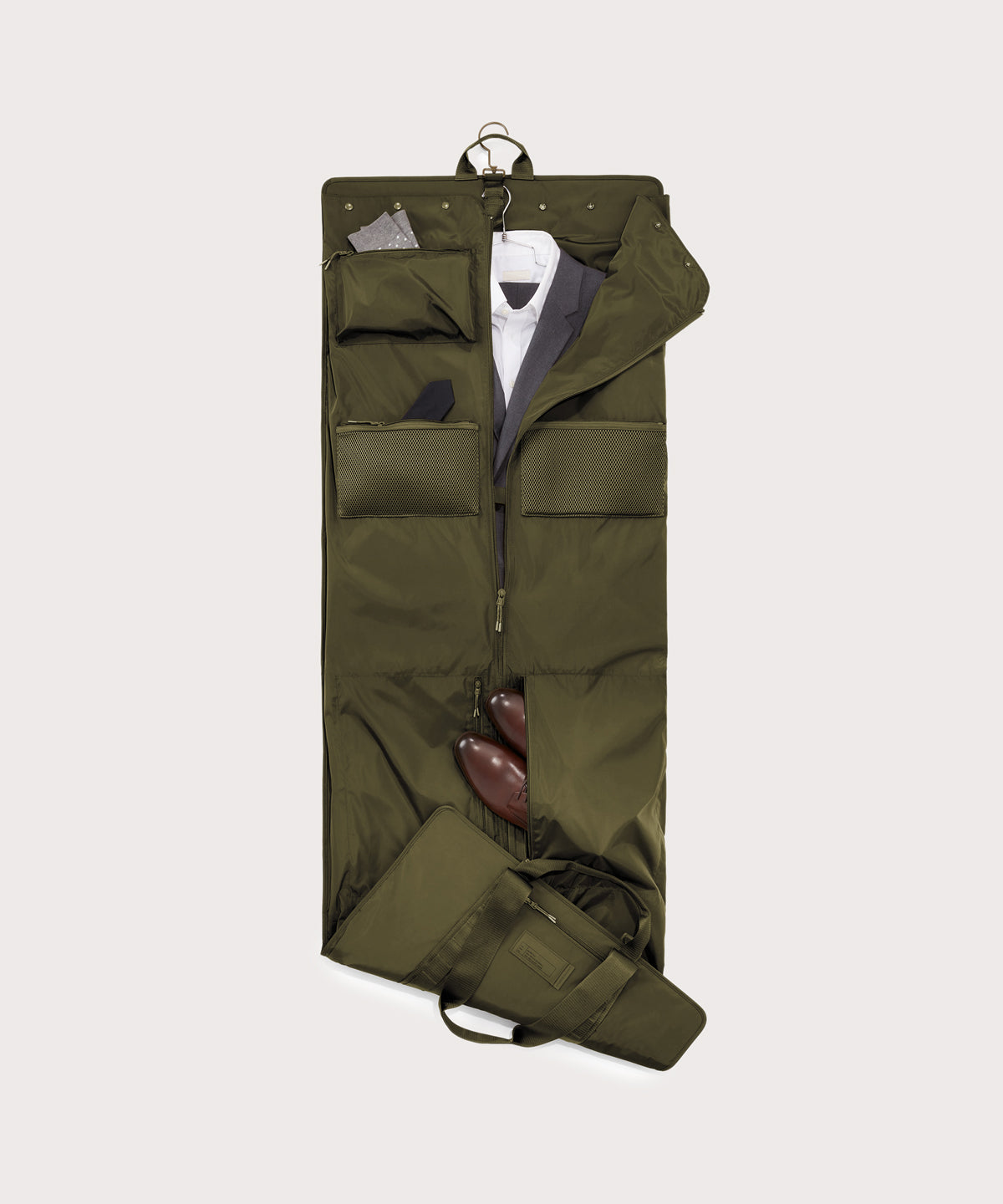 dagne-dover-capri-garment-bag-in-dark-moss image 2