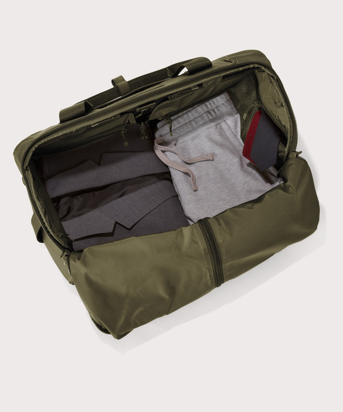 dagne-dover-monaco-garment-duffle-in-dark-moss image 3