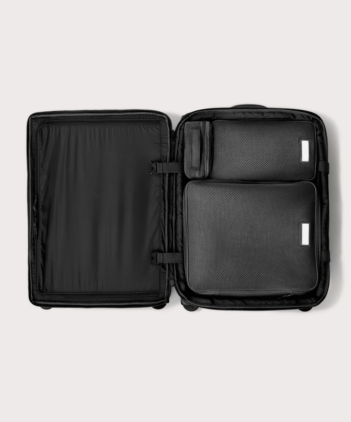 dagne-dover-sydney-checked-luggage-in-onyx-smaller-25-inch image 2