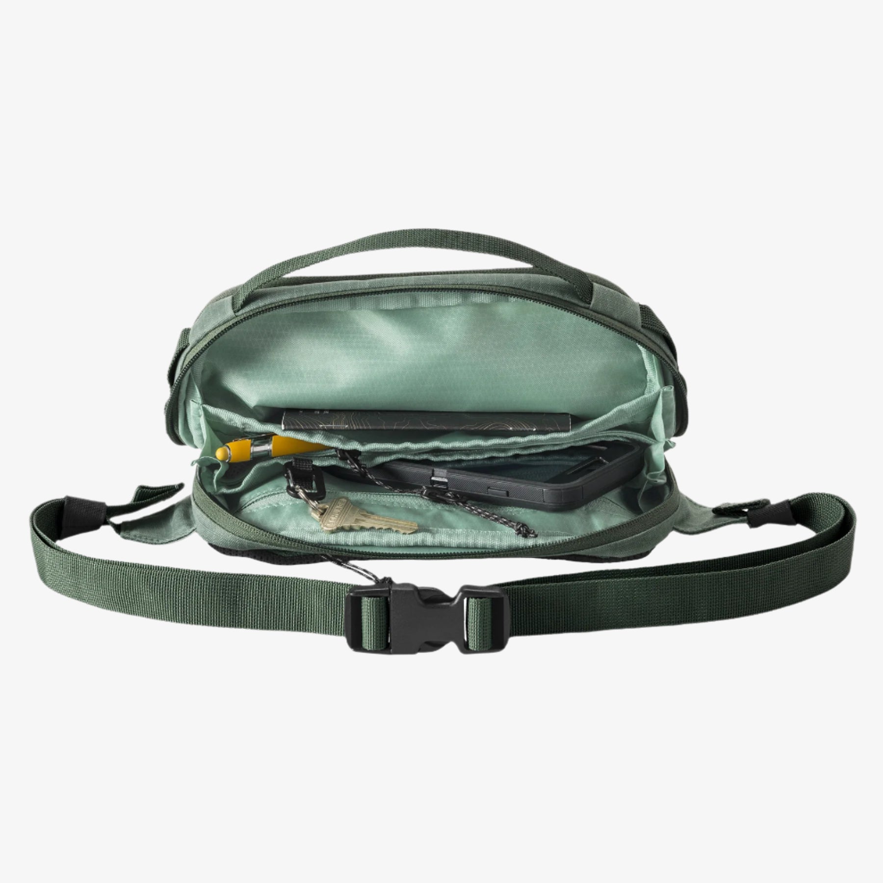 eagle-creek-explore-hip-pack-recycled-waxed-ripstop-waist-pack-with-hidden-pocke image 5