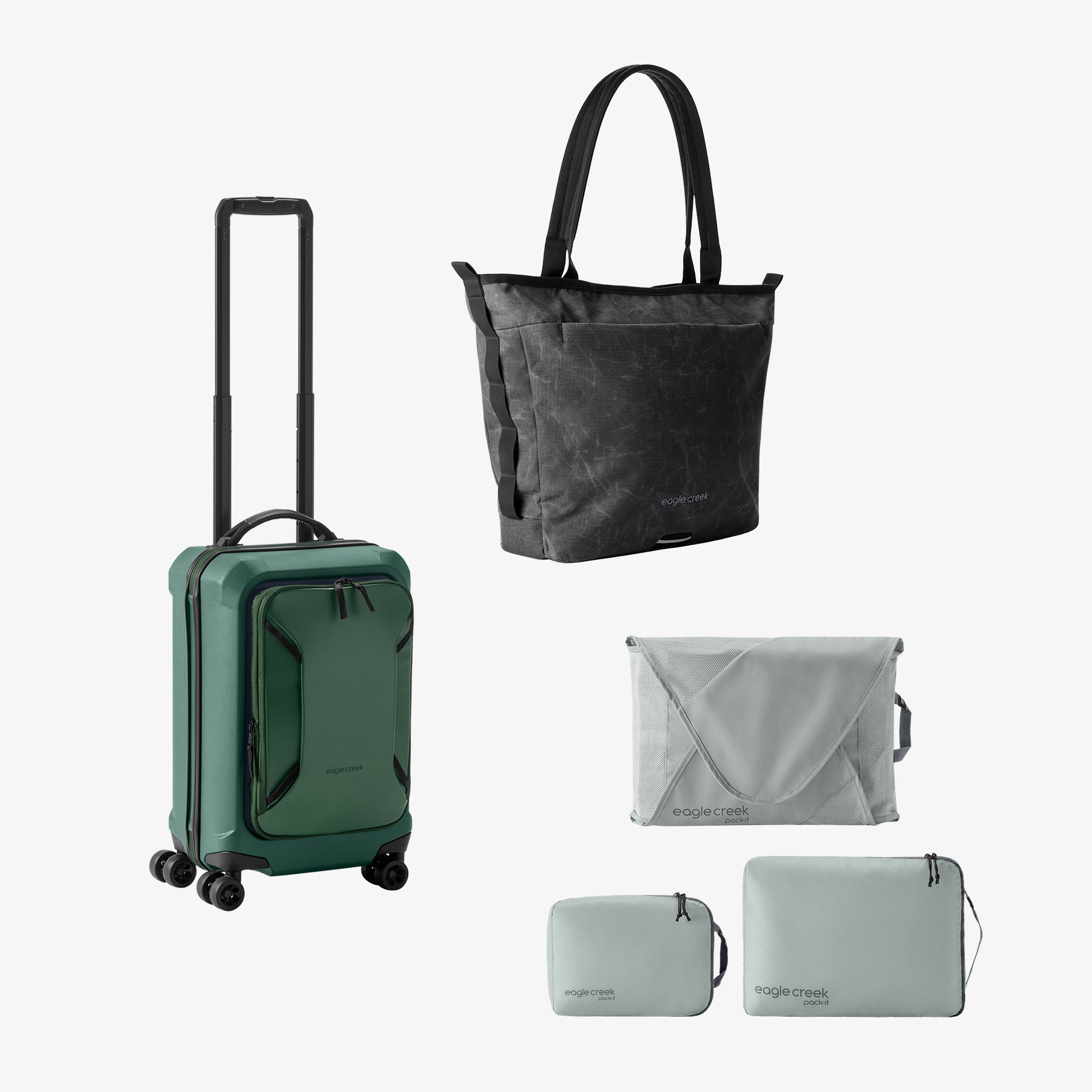 eagle-creek-elevated-exploration-bundle-with-tarmac-4-wheel-carry-on-explore-tot image 1