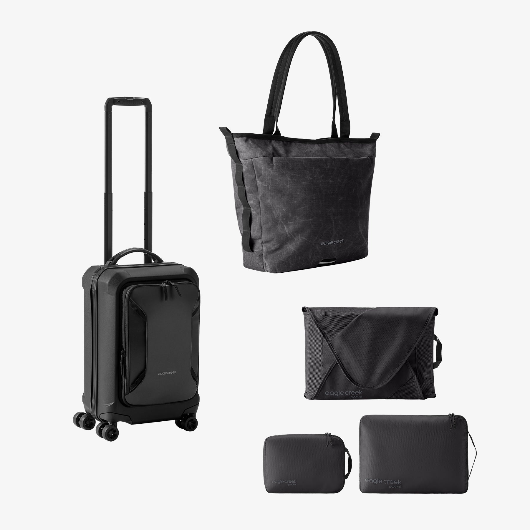 eagle-creek-elevated-exploration-bundle-with-tarmac-4-wheel-carry-on-explore-tot image 2
