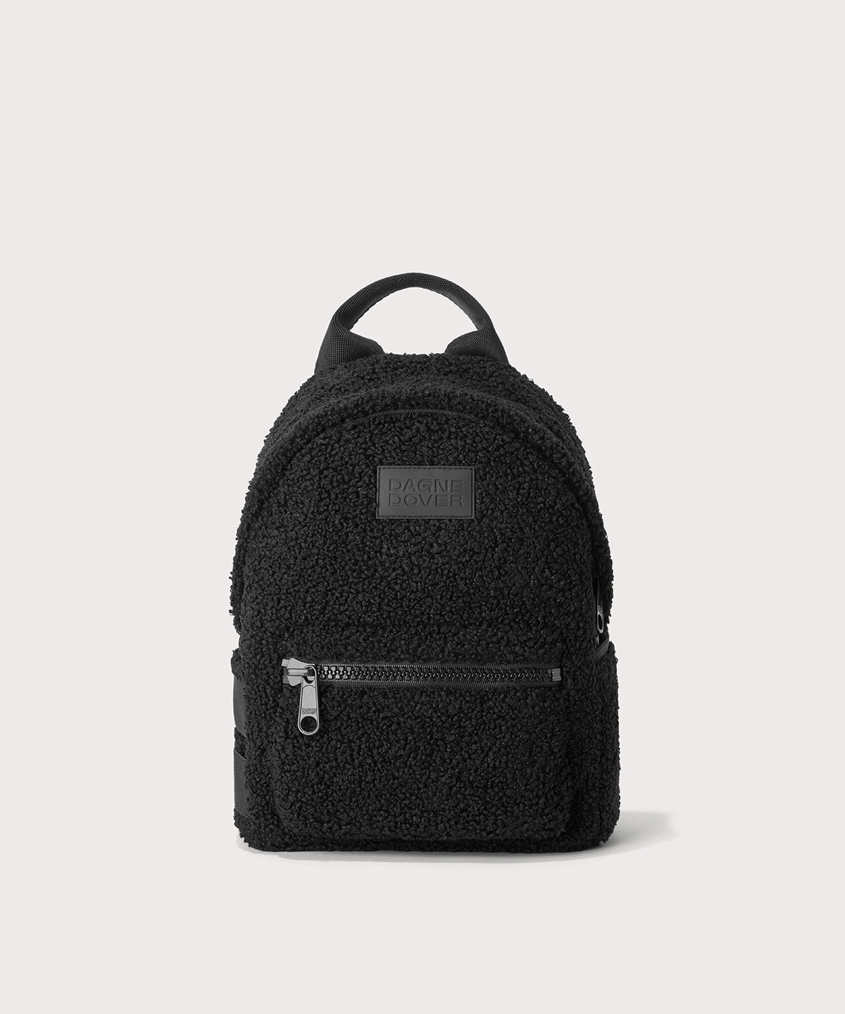 dagne-dover-dakota-backpack-small-in-onyx-shearling-compact-neoprene-backpack-wi image 1