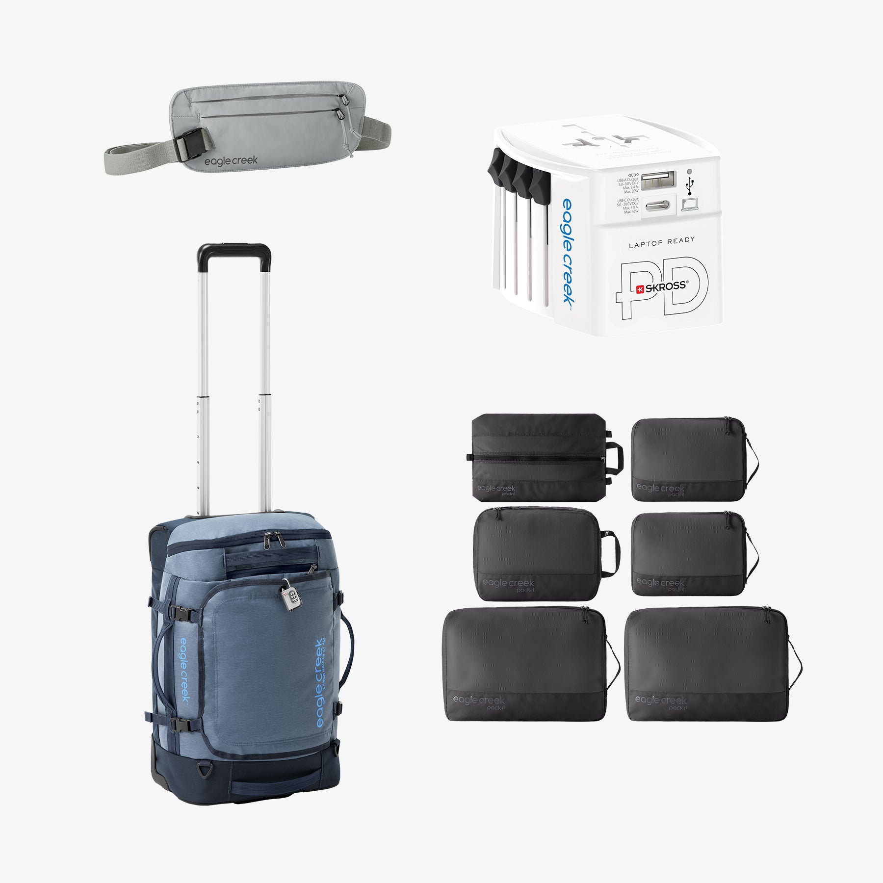 eagle-creek-global-travel-bundle-cargo-hauler-xt-21-5-pack-it-reveal-extended-st image 5