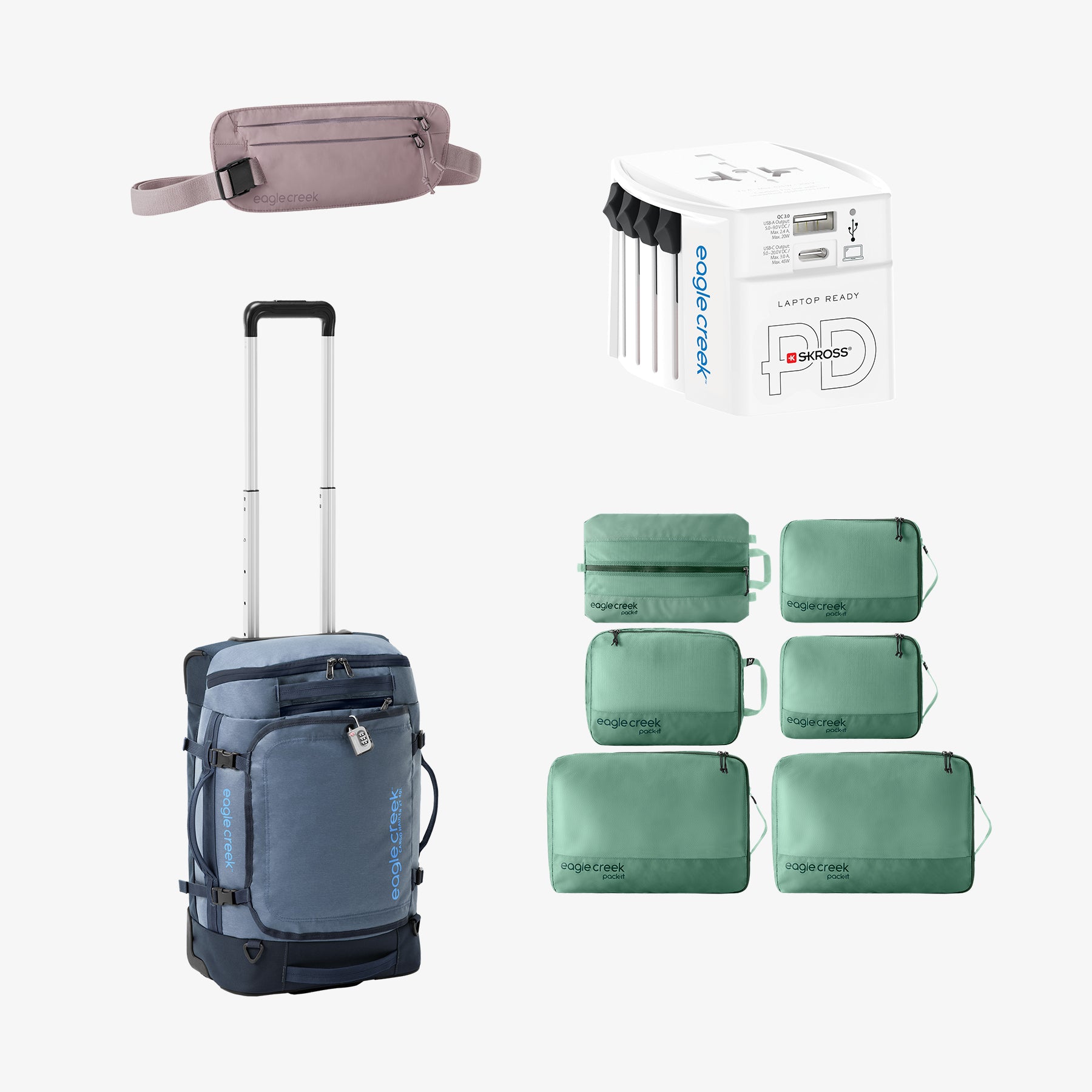 eagle-creek-global-travel-bundle-cargo-hauler-xt-21-5-pack-it-reveal-extended-st image 3