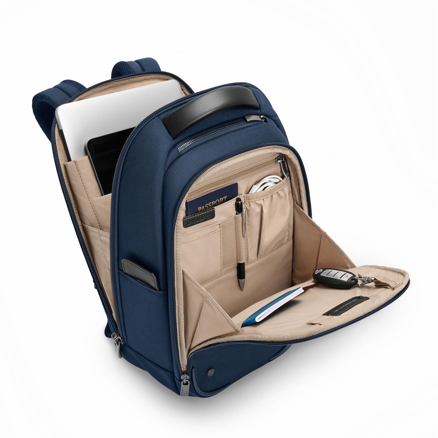 briggs-riley-work-slim-backpack-18l-ballistic-nylon-laptop-backpack image 2