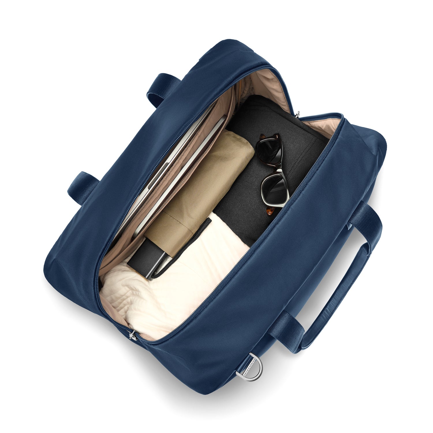 briggs-riley-rhapsody-weekender-tote-laptop-friendly-black-navy image 8