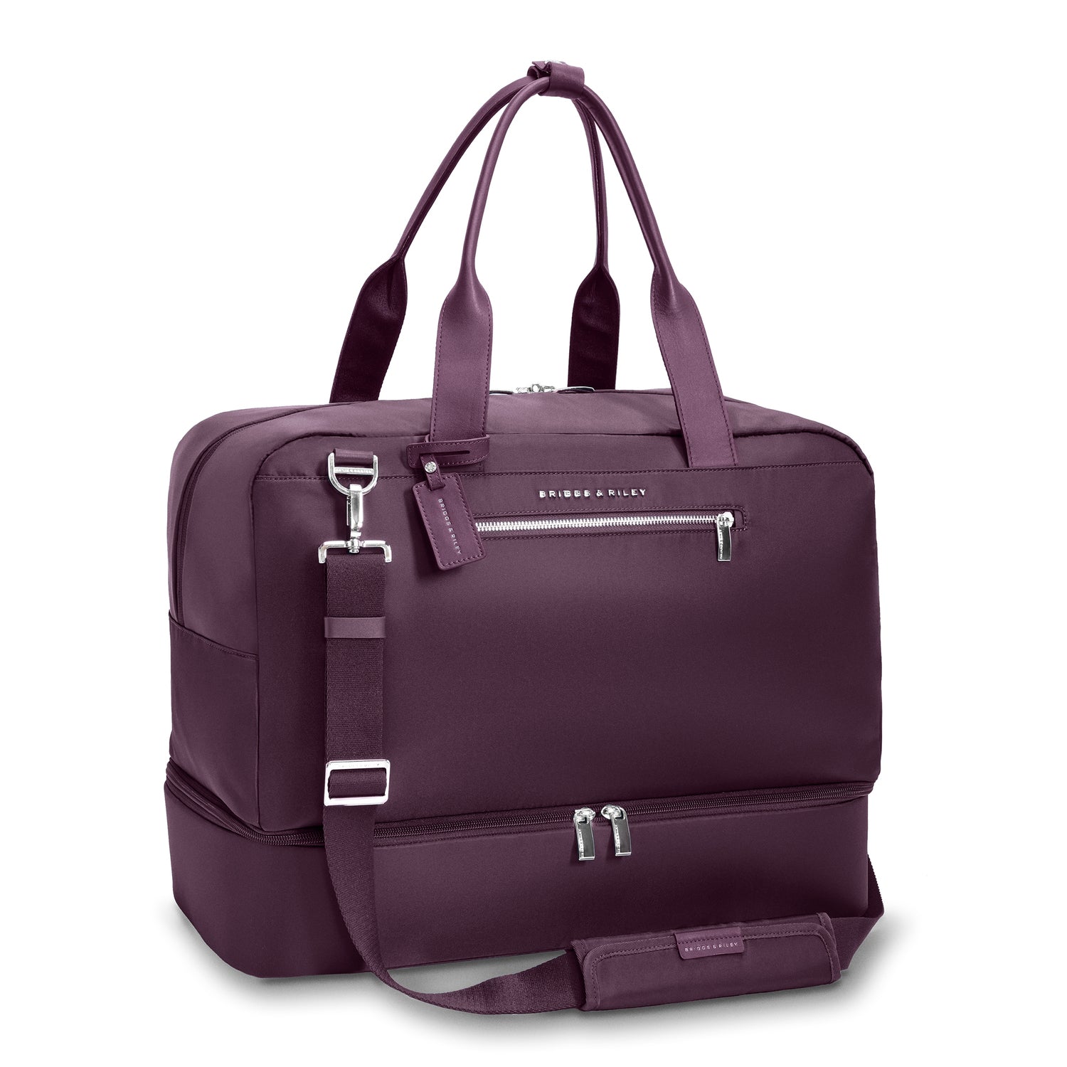 briggs-riley-rhapsody-weekender-tote-laptop-friendly-black-navy image 4