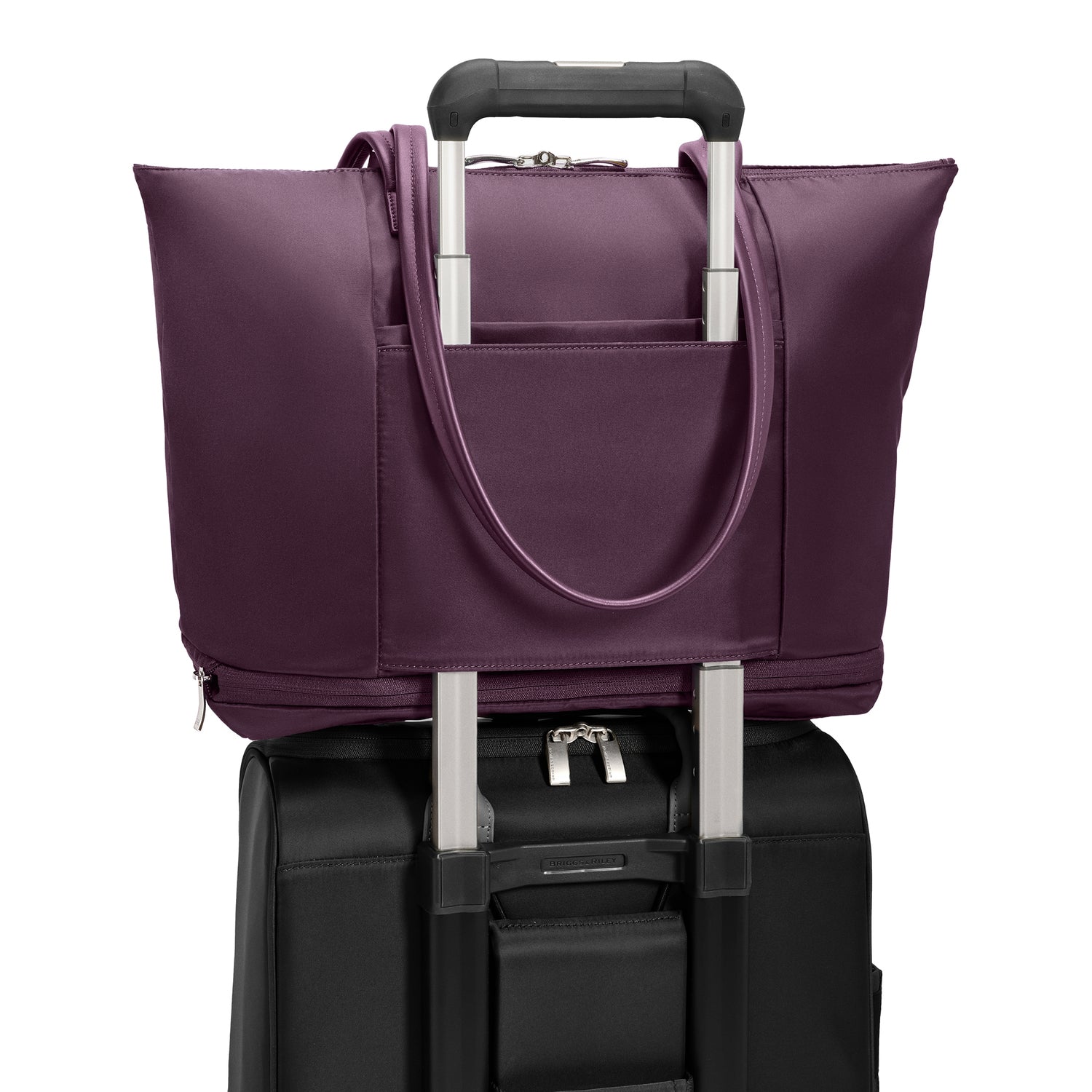 briggs-riley-rhapsody-expandable-tote-laptop-friendly-black-navy image 6