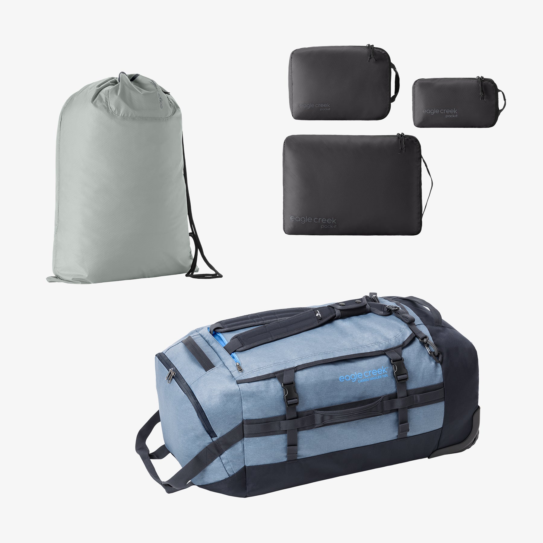 eagle-creek-road-trip-bundle-cargo-hauler-110l-packing-cubes-laundry-sack image 6