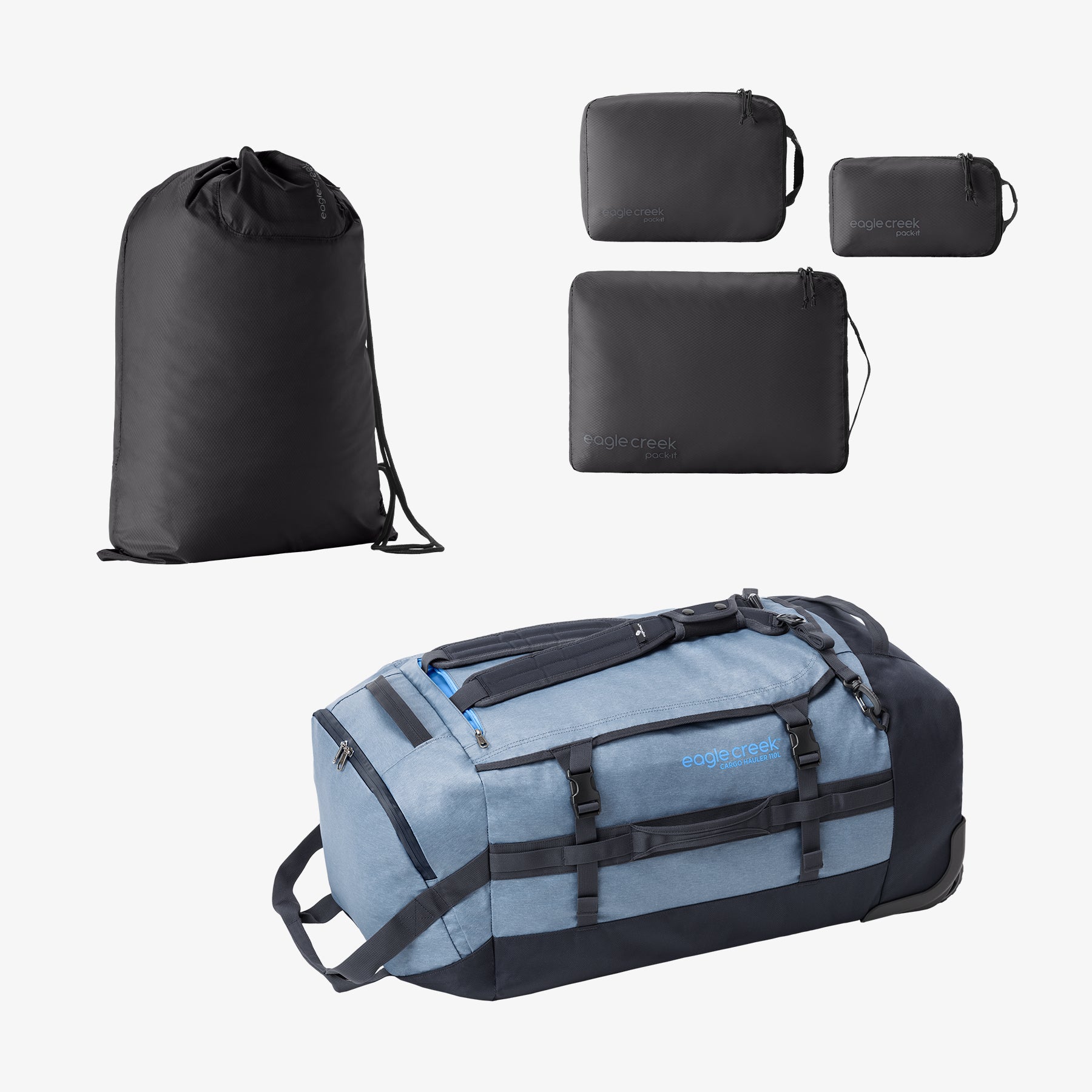 eagle-creek-road-trip-bundle-cargo-hauler-110l-packing-cubes-laundry-sack image 8