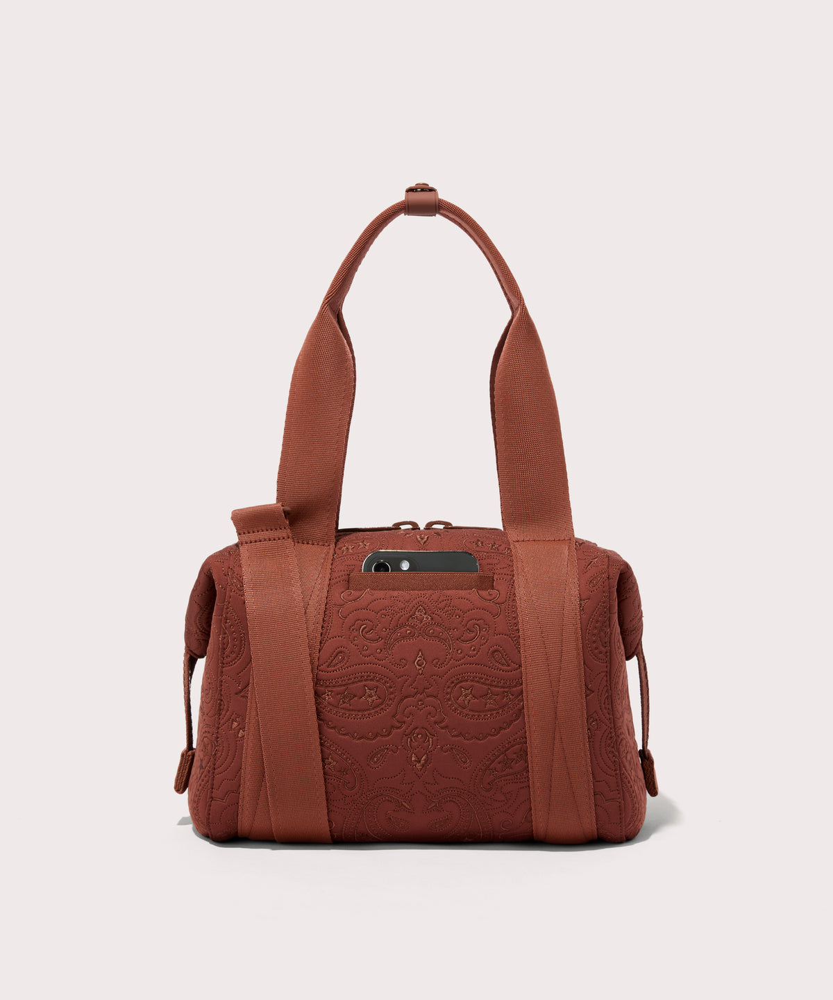 dagne-dover-landon-carryall-in-sweet-tea-paisley-small-petite-duffle-with-crossb image 5