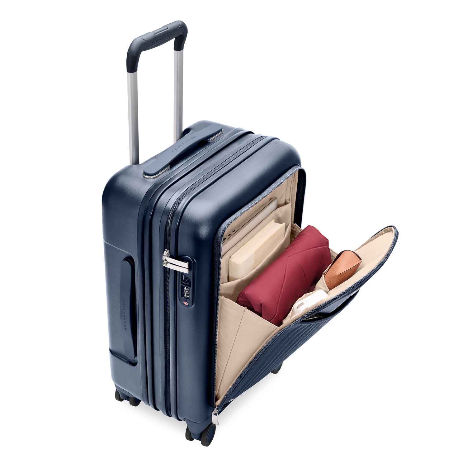 briggs-riley-sympatico-essential-22-front-pocket-carry-on-expandable-spinner-bla image 2