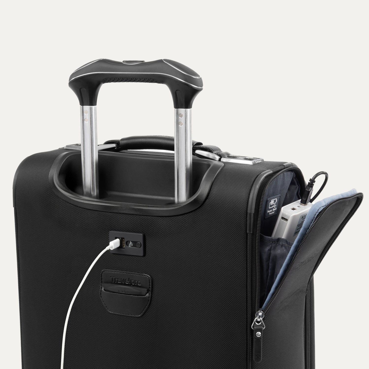 travelpro-platinum-elite-carry-on-spinner-tote-usb-a-c image 2