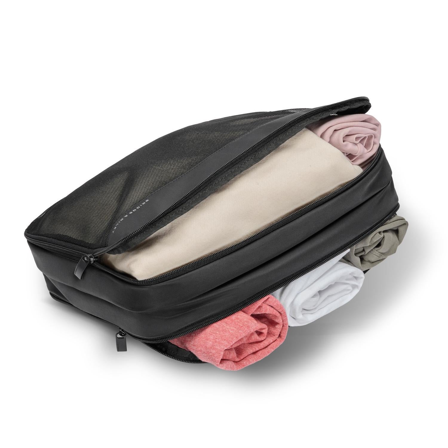 briggs-riley-double-sided-packing-cube-black-versatile-travel-organizer image 3