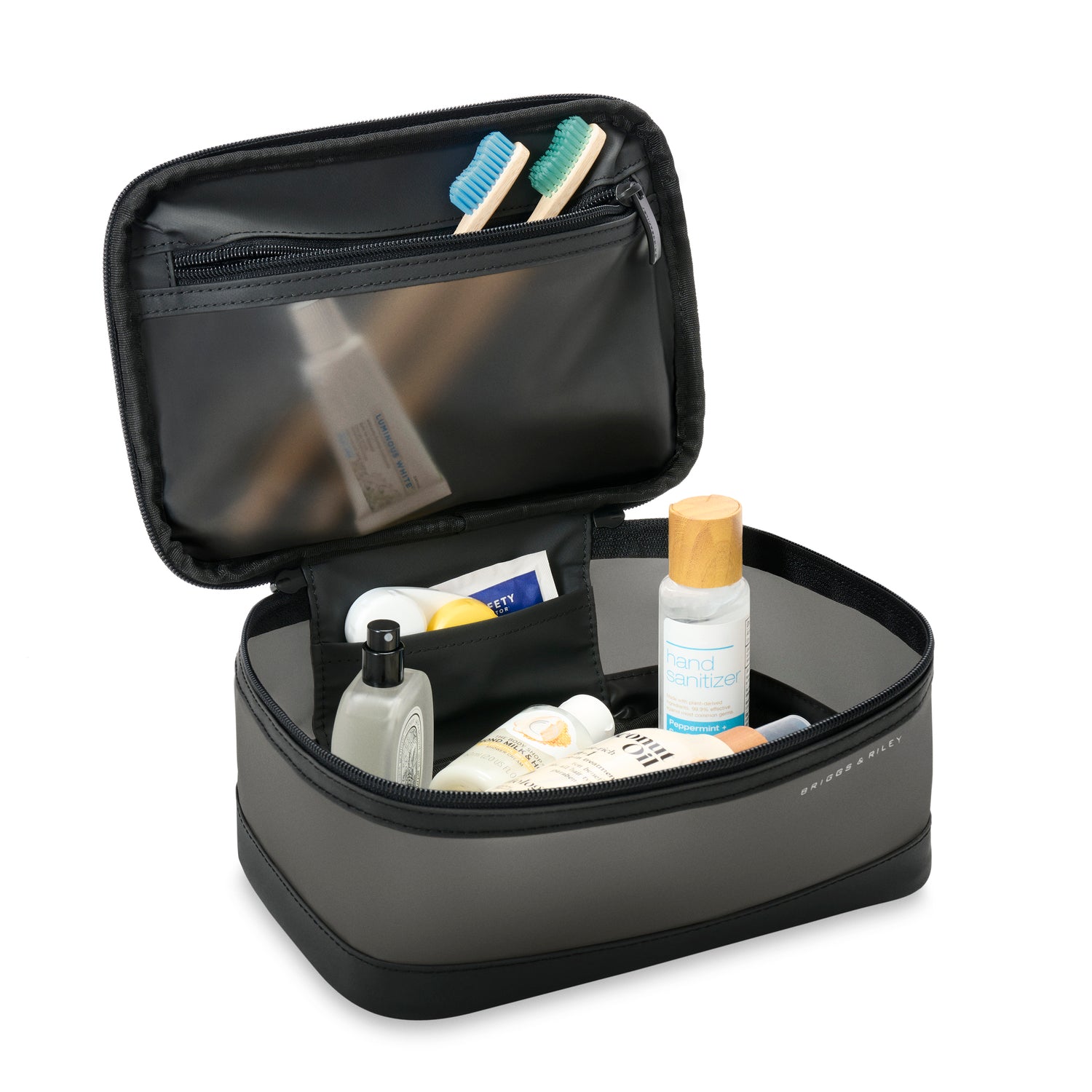 briggs-riley-translucent-essentials-case-tsa-friendly-clear-toiletry-case image 2