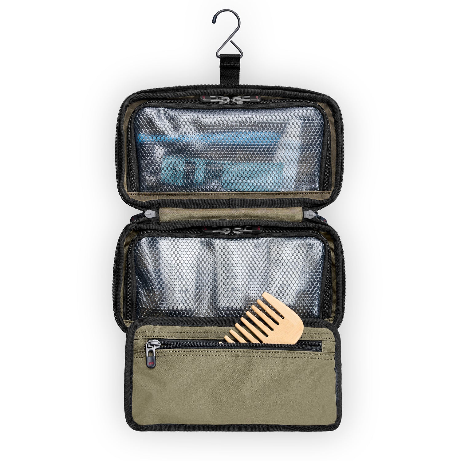 briggs-riley-zdx-hanging-toiletry-kit-compact-ballistic-nylon image 2